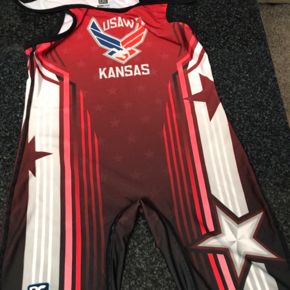 Team Kansas 2011 Fargo Red Singlet AS